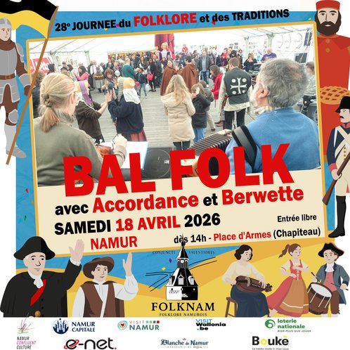 FolkNam Affiche Carrée Bal Folk Samedi 2026