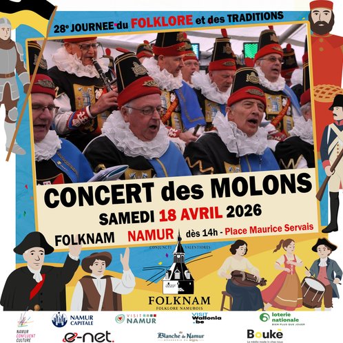 FolkNam Affiche Carrée Concert Molons 2026