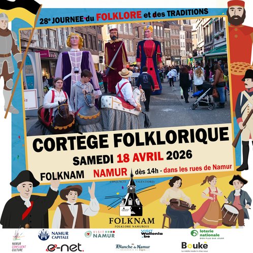 FolkNam Affiche Carrée Cortège Folklorique 2026