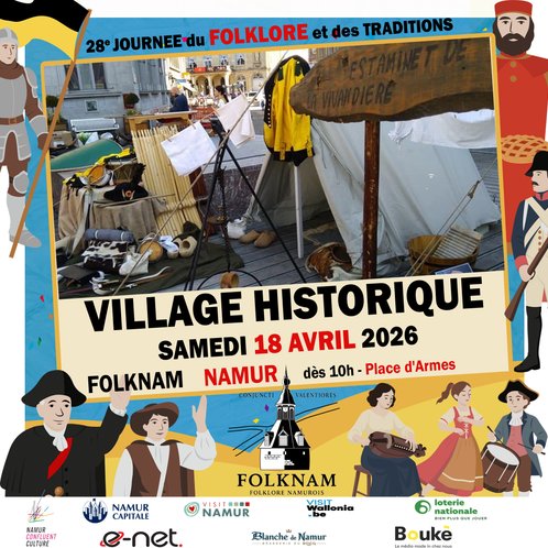 FolkNam Affiche Carrée Village Historique 2026